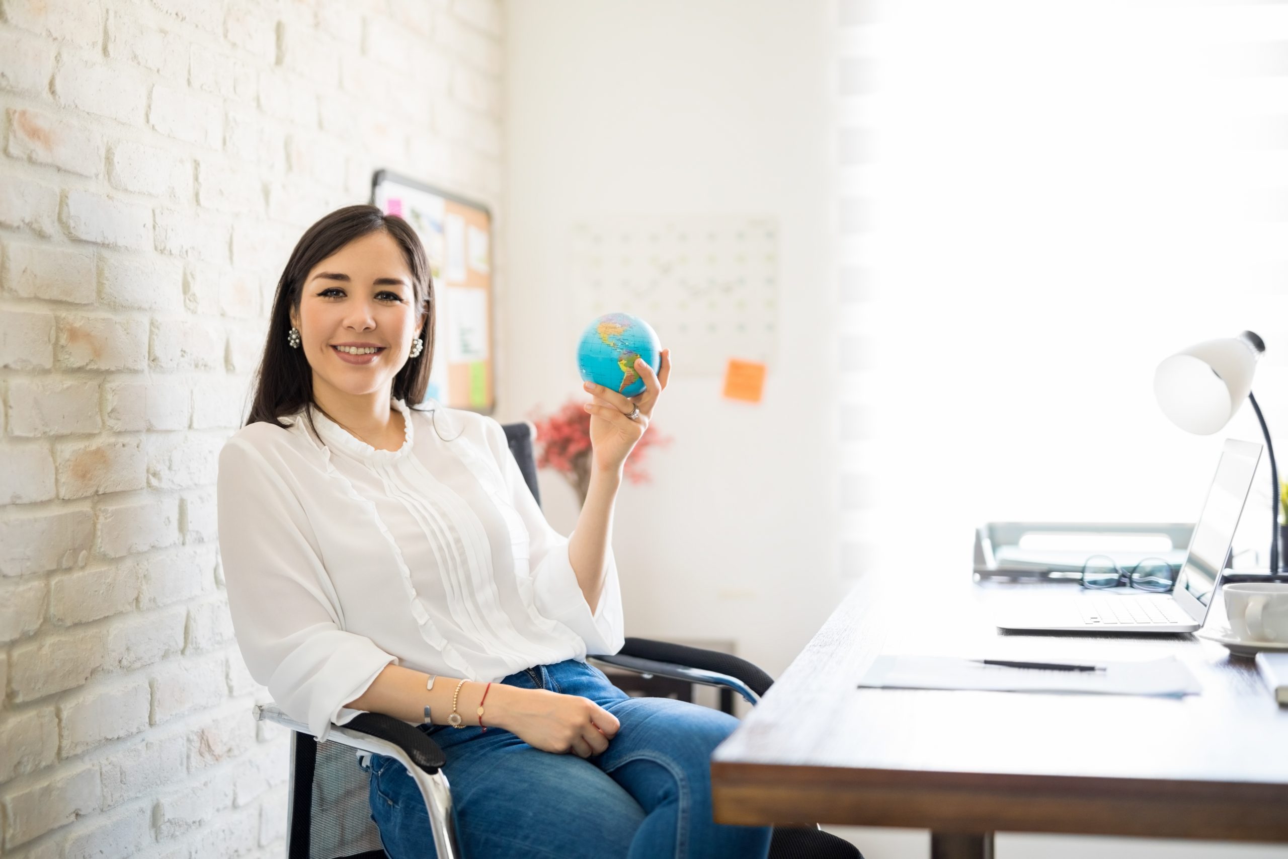 Line of Credit Smiling Woman